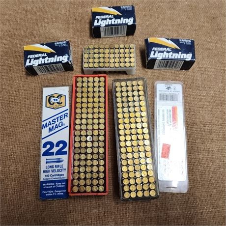 22 LR Ammo... 400rds. approx