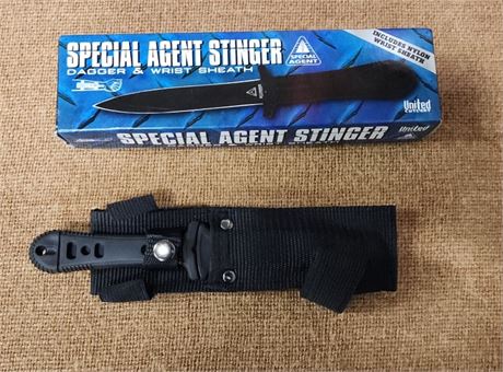 New Special Agent Stinger Knife w/ Sheath