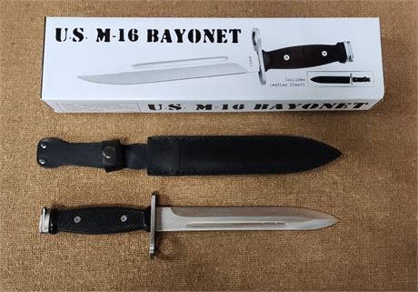 New M-16 Bayonet w/ Sheath