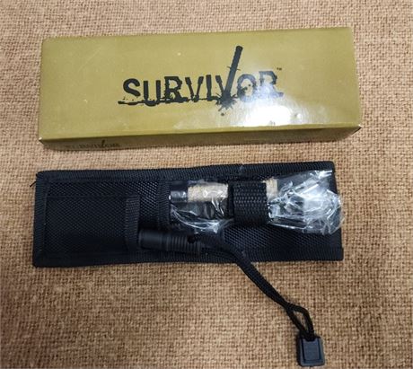 New Survivor Throwing Knife Set w/ Sheath