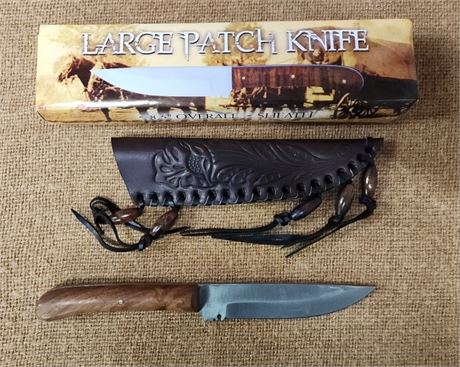 New Large Patch Knife w/ Sheath