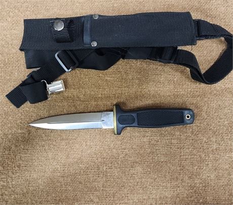 Rigid Stainless Knife w/ Sheath