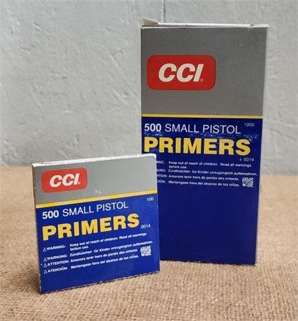 Small Pistol Primers ... 1000pcs.