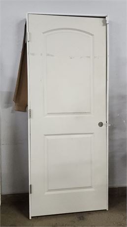 2 Panel Interior Wood Door - 32x81