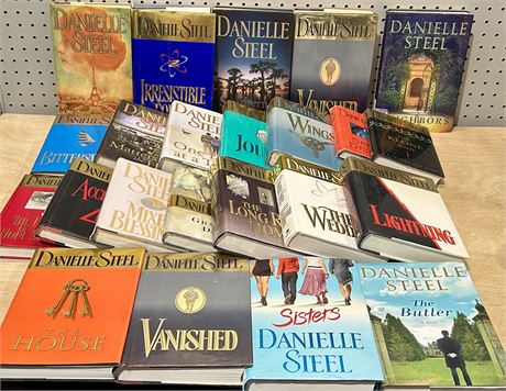 Danielle Steel Hardcover Books Lot of 24