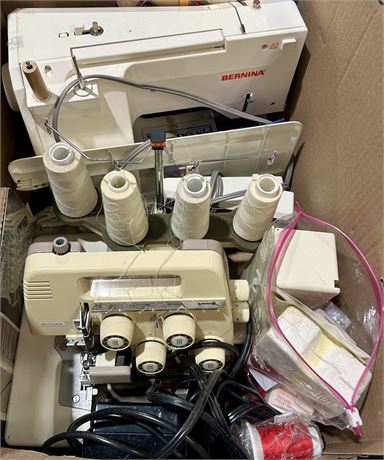 Bernina Sewing Lot: Bernina Bernette Overlocker, Bernina 1530 Sewing Machine