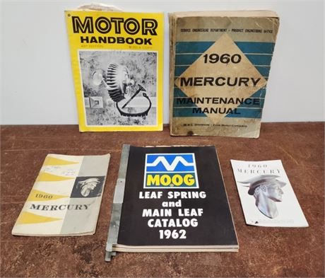 Vintage 1960's Mercury Manuals