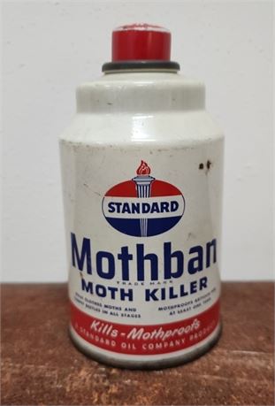 Vintage 1930's Standard Mothball Killer w/ Contents