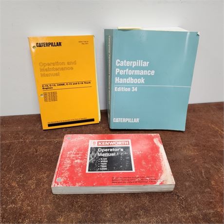 Vintage Caterpilllar/Kenneth Manuals