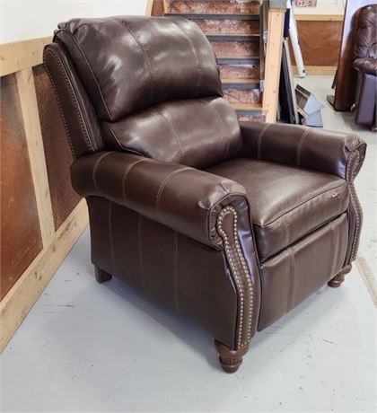 Recliner  w/ Nailhead Accents - Leather?