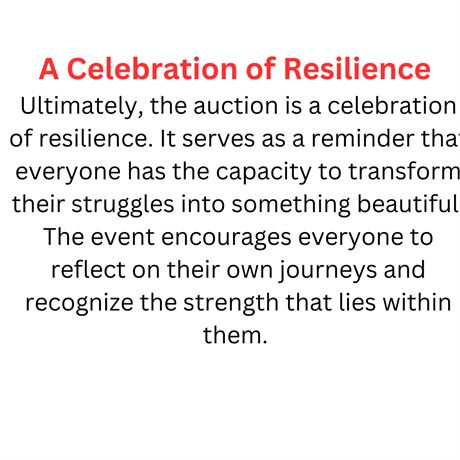 A Celebration of Resilience