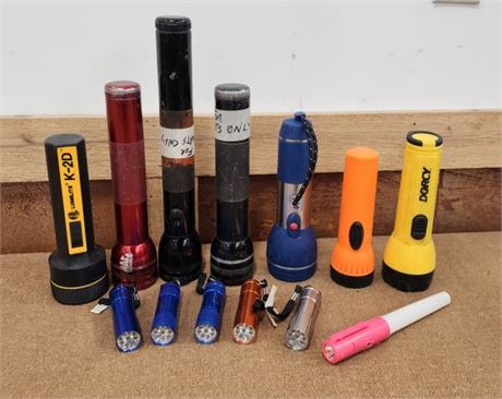 Nice Assortment of Flashlights