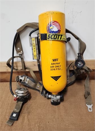 Scott Air Tank & Respirator System