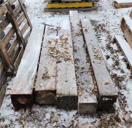 5 Treated Posts - 8"x8"x66"