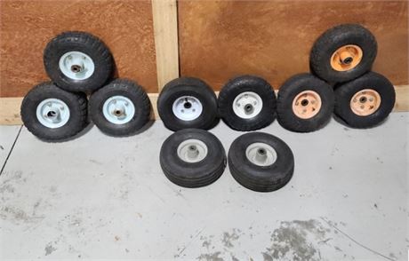 Utility Cart Wheels - Nice Assortment