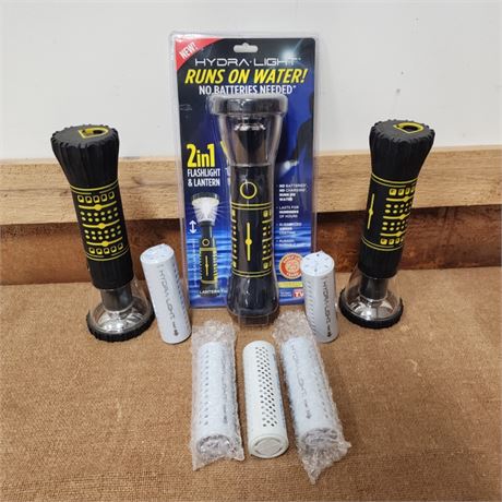 New Hydra Light Flashlight/Lantern Trio