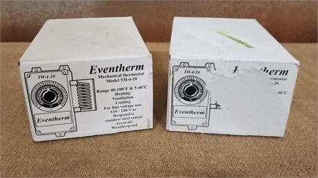 New Eventherm Mechanical Thermostat Pair