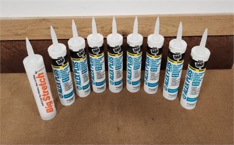 9 - Latex Caulk Tubes