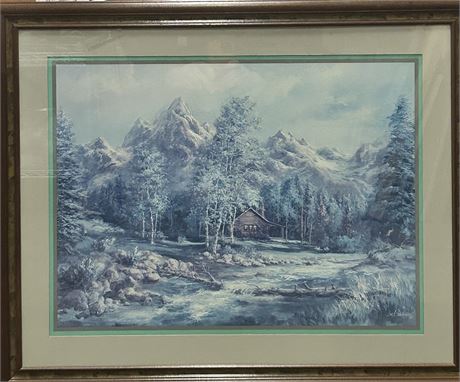 Lee K. Parkinson - SIGNED Lithograph 25” 1/4 x 31” 1/4