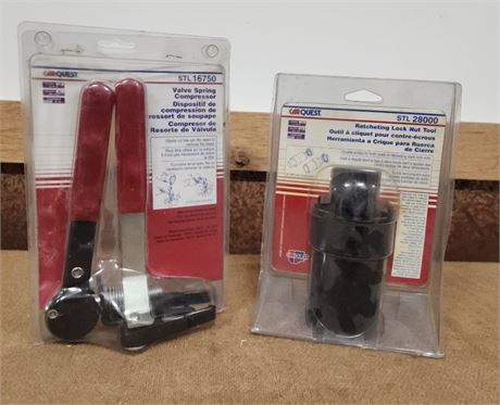 New Valve Spring Compressor & Lock Out Tool Pair