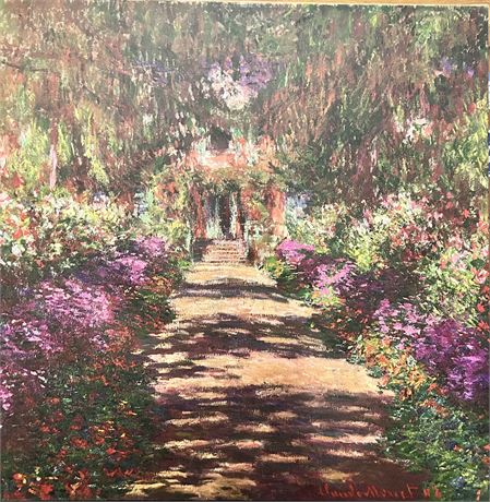 BEAUTIFUL FORESTRY WALKWAY PAINTING “35x35”