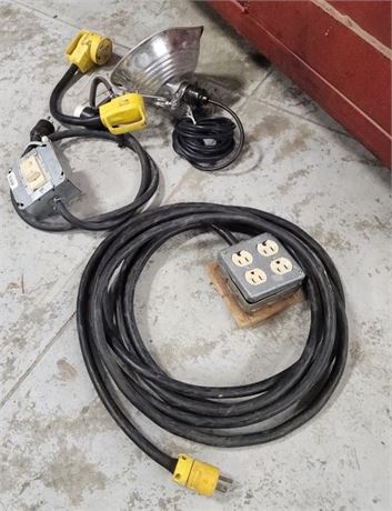 Heavy Duty Power Boxes/Cord/Work Light