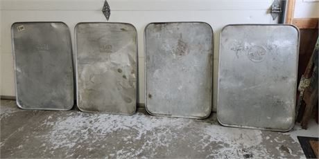 4 - Metal Shop Drip Pans (25x37)