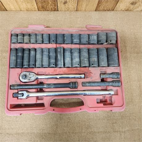 ½" Impact Socket Set (³∕₈" - 1⅟₄")