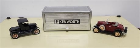 Mini Die Cast Model A's & KW Storage  Box