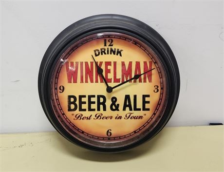 Small Winkelman Beer & Ale Clock