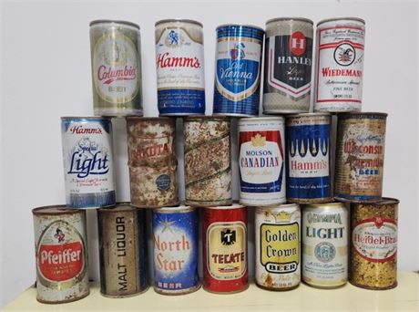 Vintage Beer Cans