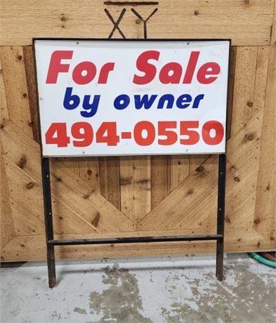 Classic Metal Frame Realty Sign