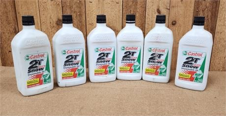 Castrol Snowmobile Oil - 6qts