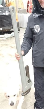 😲48" Olympia Aluminum Pipe Wrench