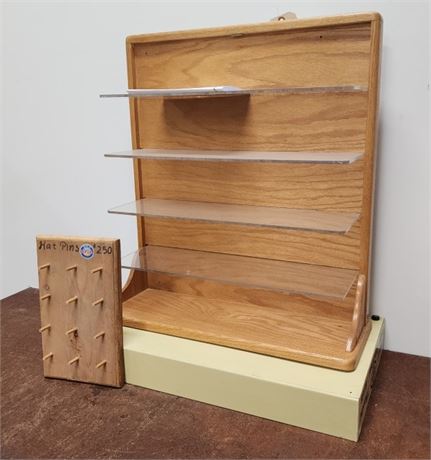 Vintage Retail Display Shelving - 22x25