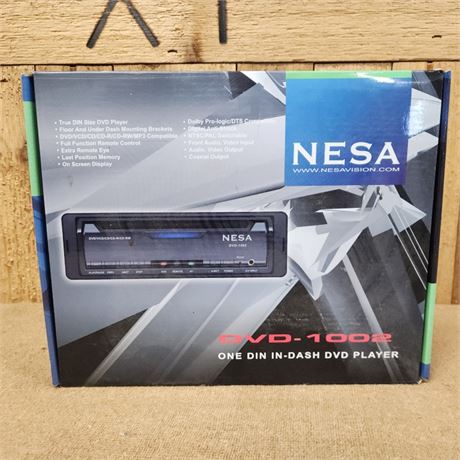 New Nesa One Din In-Dash DVD Player for Boat