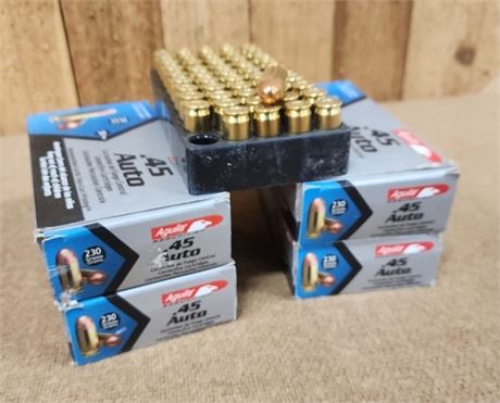 .45 Auto Factory Ammo - 200rds.