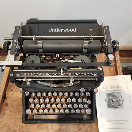 Antique Underwood Typewriter