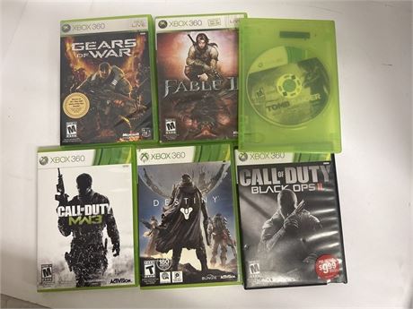 Xbox Collection of 6 games