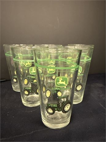 John Deere drinking glasses