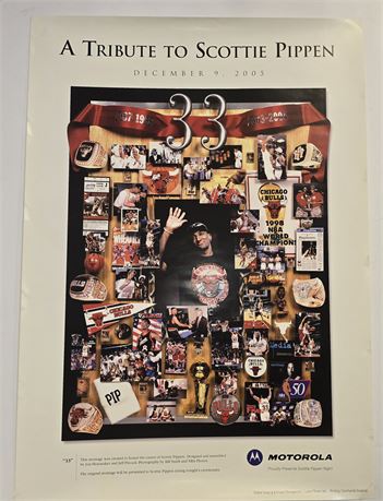 Scottie Pippen Tribute Poster - 2005